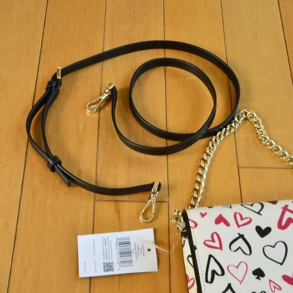 Kate Spade Carson Convertible Crossbody Heart Printed KA494 - Picture 4 of 10